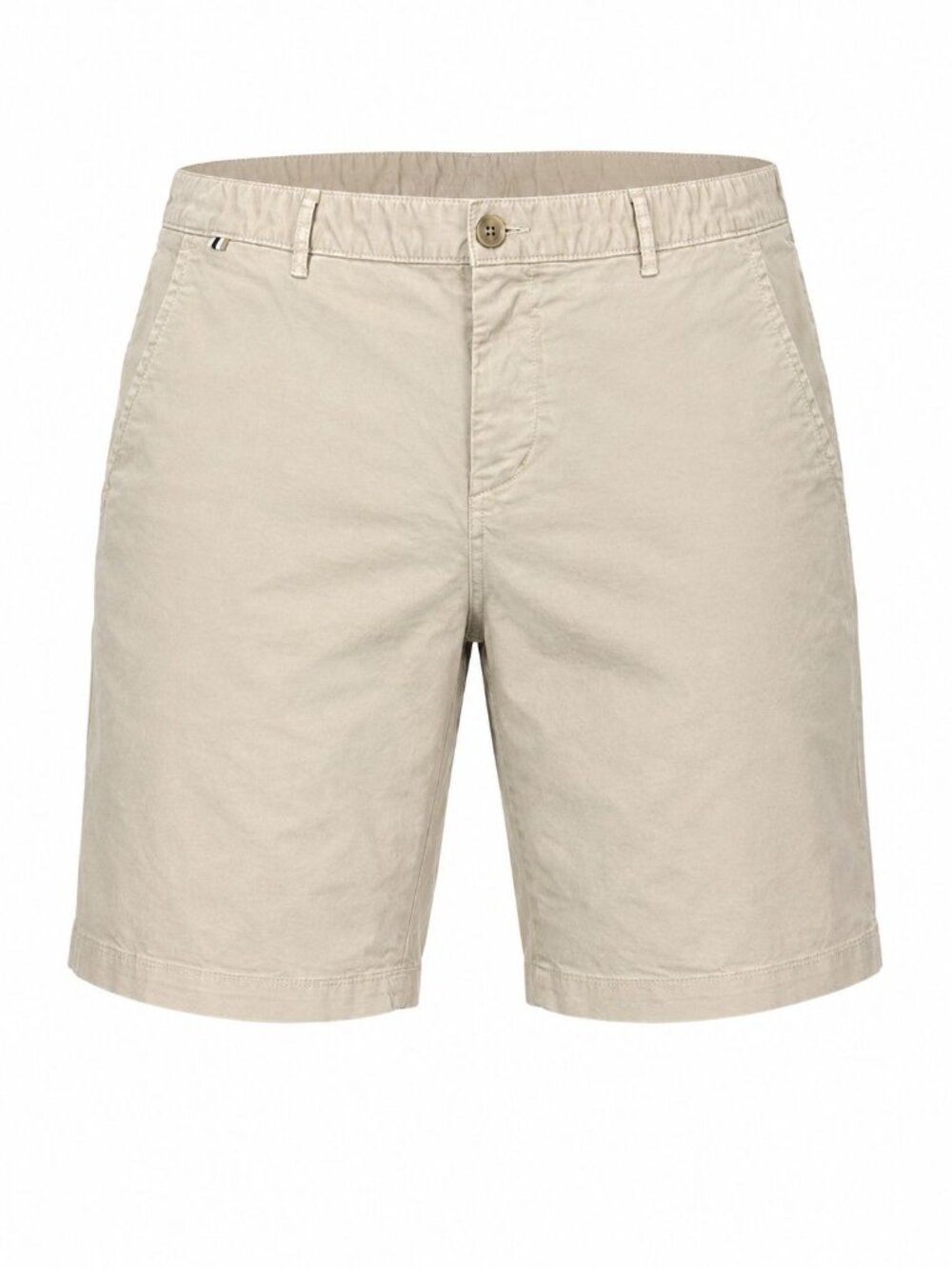 Hugo Boss Mens 34R Beige Chino Shorts Relaxed Fit Sleek Summer Wardrobe Reort